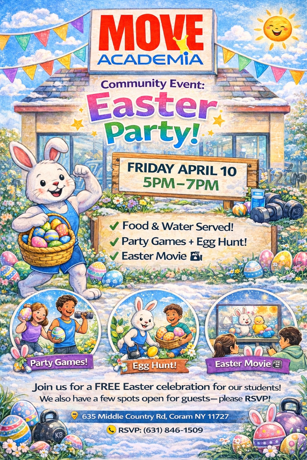 Easter Party 2026 flyer